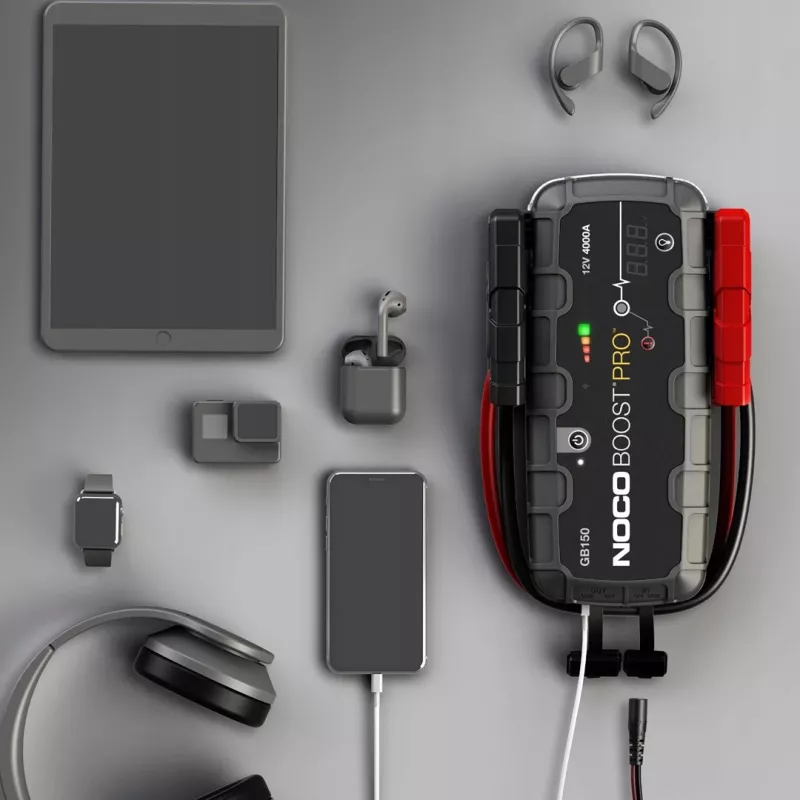 NOCO GB150 Boost 12V 3000A urządzenie rozruchowe z zintegrowanym akumulatorem 12V/USB
