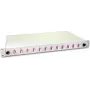 Lightwin LWL Splice Box, 24 włókna, 12x DLC wielomodowa, 50/125µm OM4 Pigtail Splice Boxes (SPBOX 24G50 OM4 DLC)