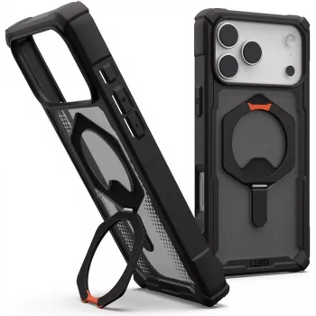 UAG Urban Armor Gear Plasma XTE MagSafe Kickstand Case | Apple iPhone 17 Pro Max | Czarny/pop pomarańczowy | 114528114097 (114528114097)