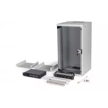 Szafka wisząca Digitus DN-49104-SET 12U 60kg IP20 Szary