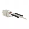 Moduł keystone DELOCK 86404 — RJ-45 srebrny, 38,5×22,3×17,3 mm