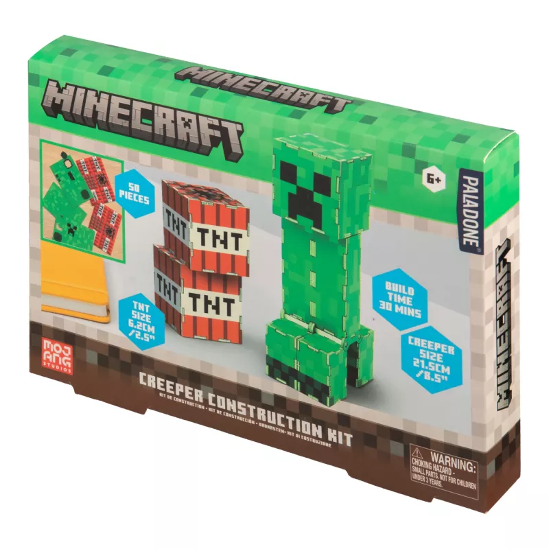 Zestaw konstrukcyjny Paladone Minecraft Creeper – zestaw do zbudowania figurki Creepera