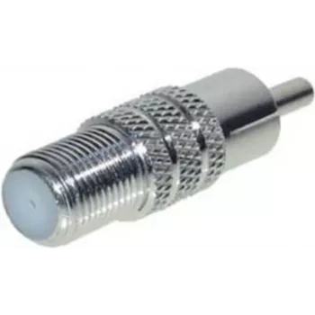 Adapter F-żeński na RCA-męski ShiverPeaks 85326 — przejściówka koncentryczne gniazdo F na wtyk RCA audio/wideo