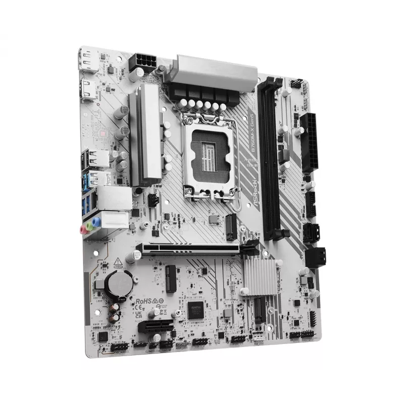 Płyta główna ASROCK B760M-X GEN5 mATX dla LGA1700, 2× DDR5, DisplayPort i HDMI