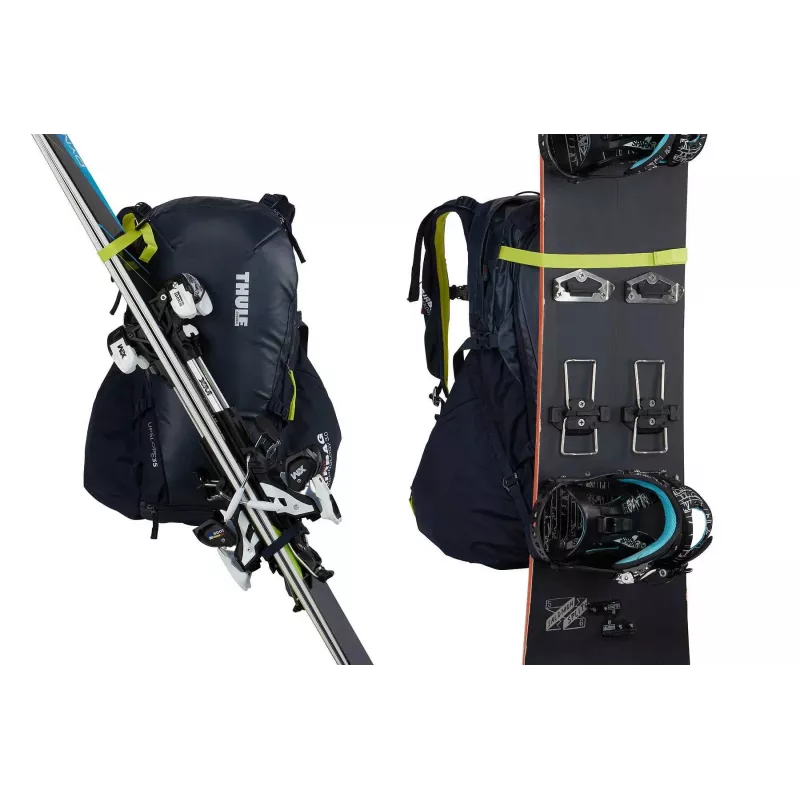 Plecak narciarski i snowboardowy Thule 3610 Upslope 35L z możliwością montażu wyjmowanego airbaga 3.0, kolor Lime Punch