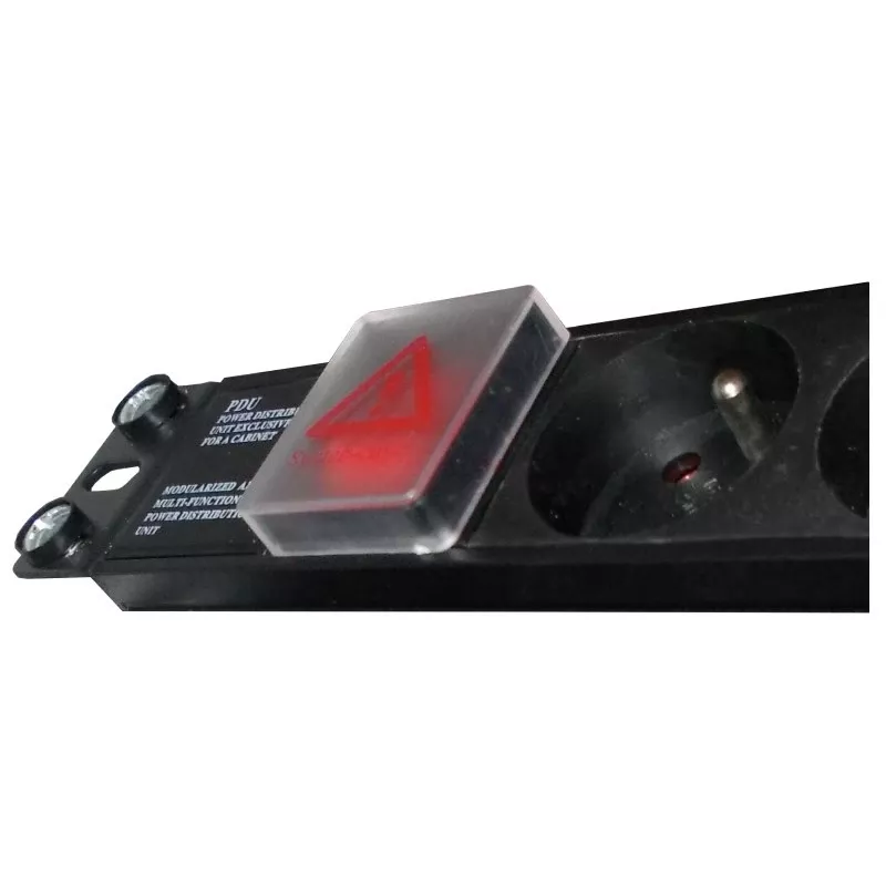 Przedłużacz zasilający Alantec PZ081U3M 3 m 8 gniazd AC Do użytku wewnętrznego Czarny
