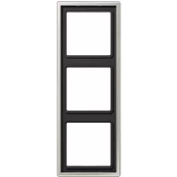 JUNG ES 2983 - Schwarz - Edelstahl - Edelstahl - Schraubenlos - JUNG - 81 mm - 223 mm