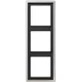 JUNG ES 2983 - Schwarz - Edelstahl - Edelstahl - Schraubenlos - JUNG - 81 mm - 223 mm