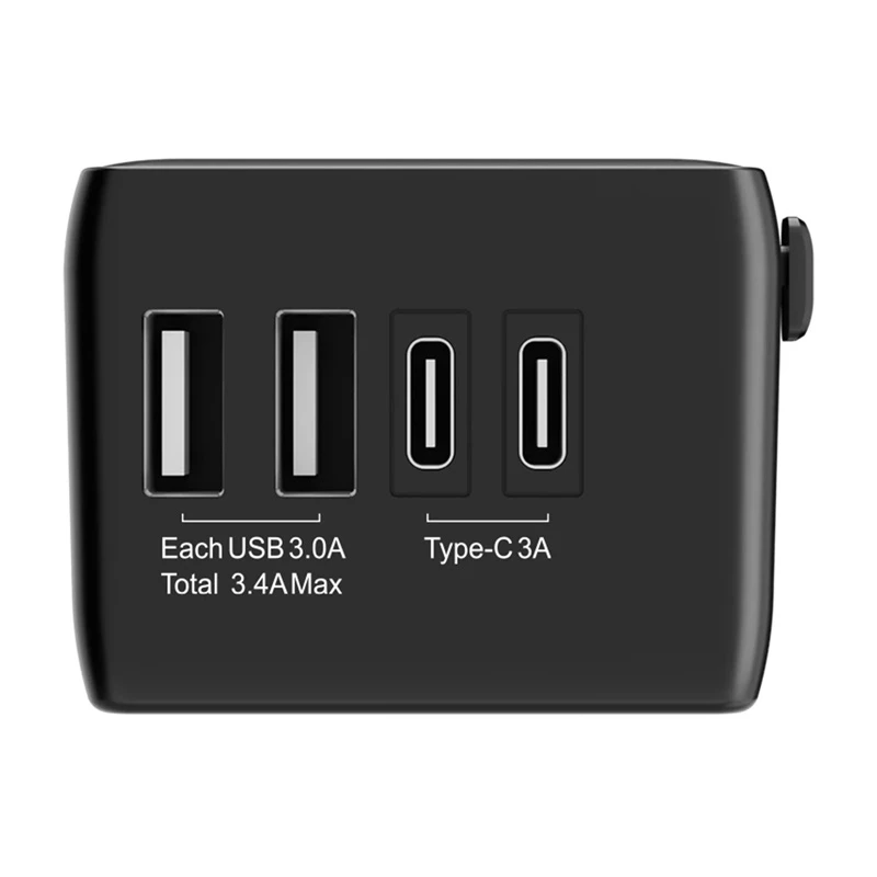 Adapter podróżny BlitzWolf BW-TA1 4 w 1 z 2 portami USB PD 20 W
