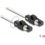 DeLOCK Kabel sieciowy RJ45 wtyk do wtyku Kat.6A S/FTP 1 m biały