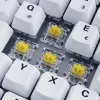 Sharkoon SKILLER SGK50 S3 PBT klawiatura Gaming USB QWERTZ Niemiecki Biały