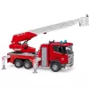 Wóz strażacki BRUDER Scania Super 560R czerwono-biały plastik 3+