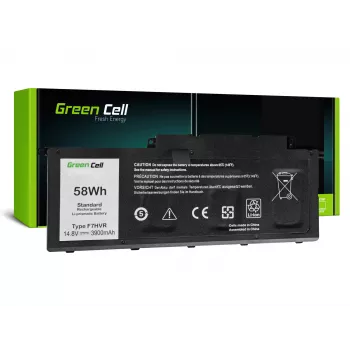 Bateria Dell 15 7537 F7HVR 14,4V 3,9Ah