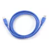 Gembird - Kabel USB - USB Type A (M) do USB Type B (M) - USB 3.0 - 1.8 M - Forma wtryskowa - Niebieski