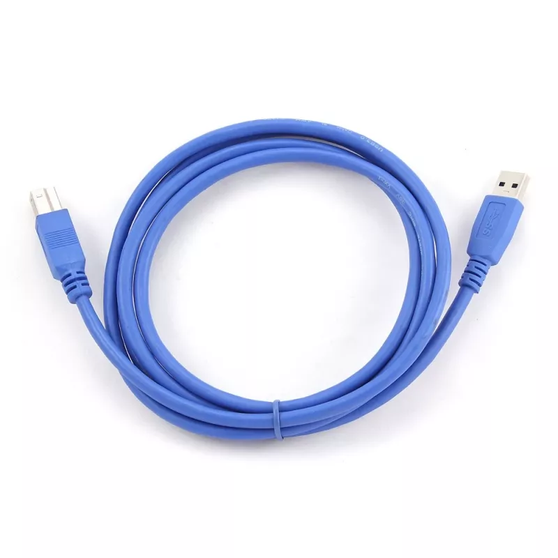Gembird - Kabel USB - USB Type A (M) do USB Type B (M) - USB 3.0 - 1.8 M - Forma wtryskowa - Niebieski