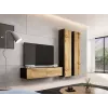 Cama pełna Szafka VIGO '180' 180/40/30 czarny/dąb wotan