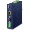 Planet przemysłowy konwerter RS-232 -422 -485 na IP - 1x COM - 1x 100Base-FX -SFP - 9-48VDC - -40-+75