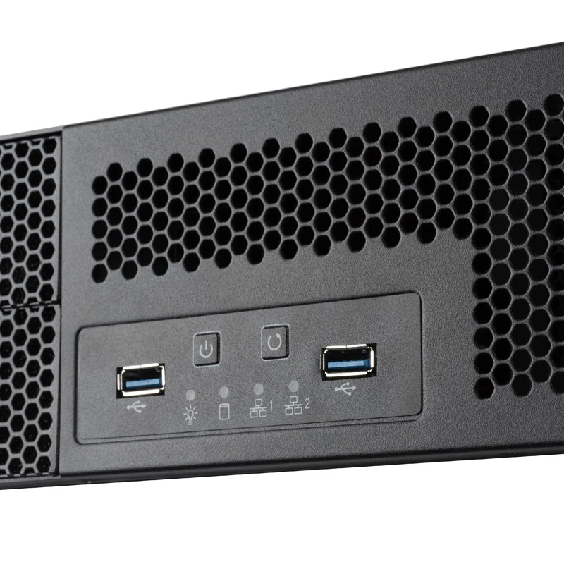 SilverStone RM23-502 Rackmount Server Chassis, ATX, USB 3.0 - 2U - Czarny