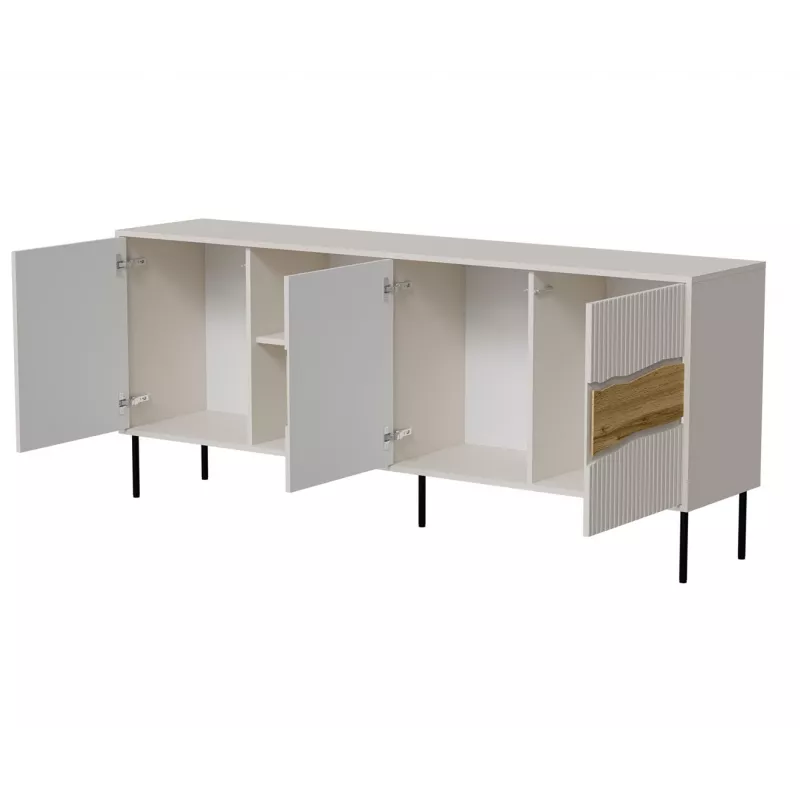 Cama INSERTO 3D1W komoda 190x40x80 kaszmir + LED