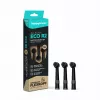 happybrush ECO R2 końcówki szczoteczki, czarne, 3 szt.