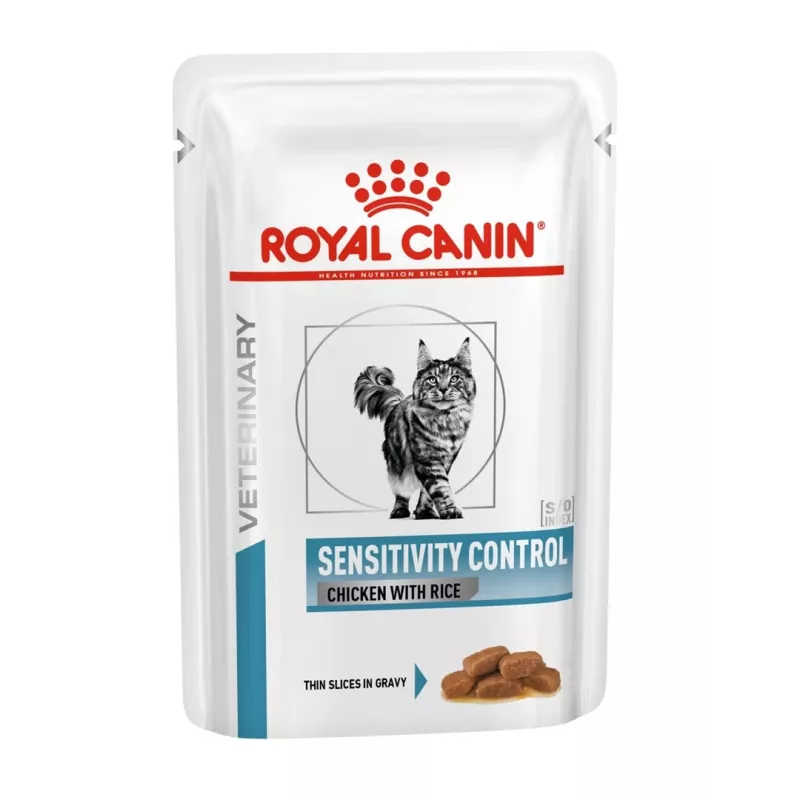 Mokra karma dla kota Royal Canin Sensitivity Control Kurczak z ryżem, dorosłe, 12 x 85 g, wilgotność 79,4%