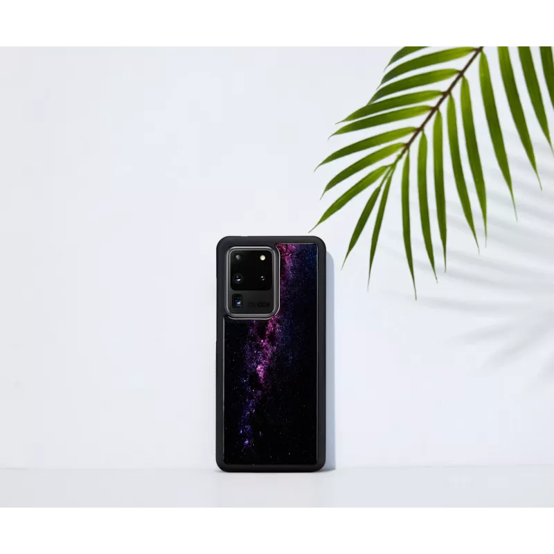 Etui ochronne iKins do Samsung Galaxy S20 Ultra — czarne wykończenie Milky Way