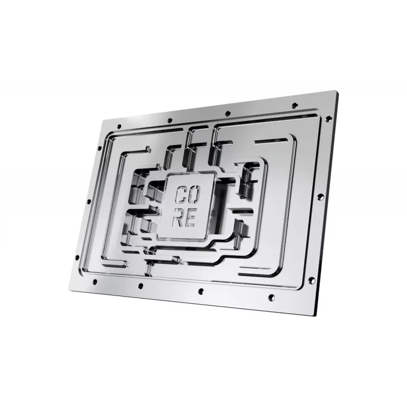 Backplate Alphacool 10270 Akryl Aluminium Chrom Miedź Nylon Czarny Przezroczysty