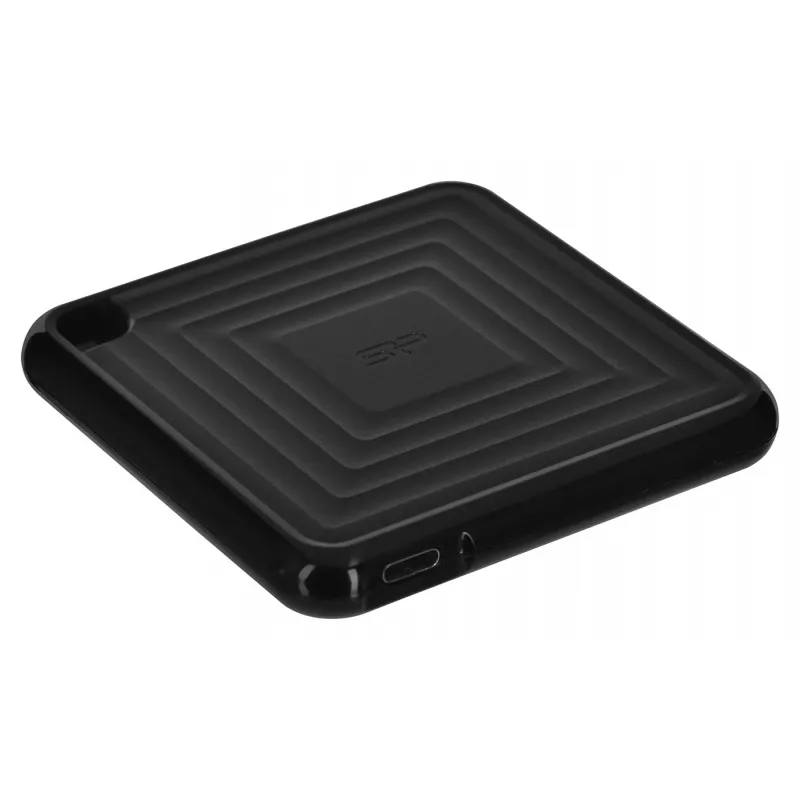 SILICON POWER PC60 - SSD - 1TB - extern (tragbar) - USB 3,2 Gen 2 - 256-Bit-AES - Schwarz (SP010TBPSDPC60CK)