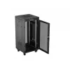 Szafa rackowa LANBERG FF01-6624-23BL 24U wolnostojąca 19 cali 600×600 mm IP20 czarna