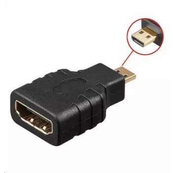 Microconnect HDM19F19MM przejściówka złącza Micro HDMI HDMI Czarny