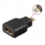 Microconnect HDM19F19MM przejściówka złącza Micro HDMI HDMI Czarny
