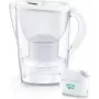 Dzbanek filtrujący wodę BRITA Marella biały z 1 wkładem ALL-in-1 i 1 wkładem Extra Lime, pojemność użytkowa 1,0–1,5 l