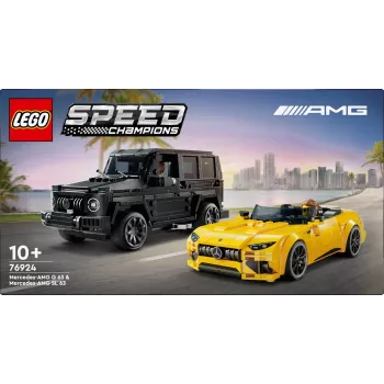 LEGO Speed Champions Mercedes-AMG G 63 i Mercedes-AMG SL 63 76924, Wielokolorowy