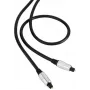 Kabel połączeniowy audio cyfrowego SpeaKa Professional Toslink [1x wtyk Toslink (ODT) - 1x wtyk Toslink (ODT)] 1,50 m czarny płaszcz SuperSoft SpeaKa Professional (SP-7870568)