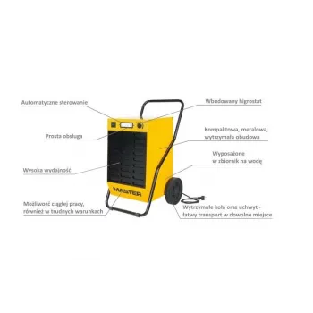 MASTER DEHUMIDIFIER DH62 52 L/24h