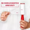 Narzędzie do pielęgnacji odzieży VILEDA 173390 — samoprzylepny wałek do usuwania sierści zwierząt, szerokość 52 mm, wysokość 250 mm, ergonomiczny uchwyt