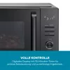 Kuchenka mikrofalowa z funkcją grill i termoobieg SEVERIN MW 7798, wolnostojąca, 29 l, 900 W, czarna, talerz obrotowy 315 mm