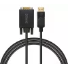 Kabel SAVIO DisplayPort do VGA (D-Sub) 1,8 m, czarny