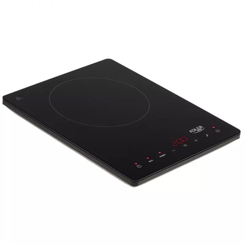 Adler AD 6513 płyta grzewcza Czarny Blat 29 cm Strefa płyta indukcyjna 1 strefa(y)