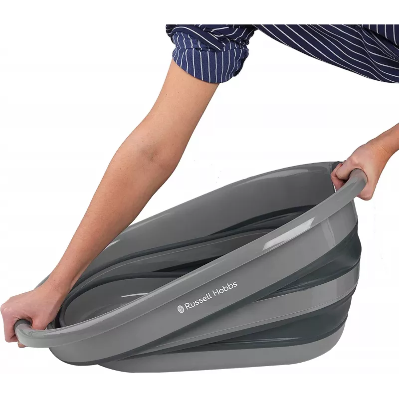 Kosz na pranie Russell Hobbs LA053879GRYFEU7 27 l składany