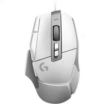 Zestaw myszy gamingowej Logitech G G502 X z twardą podkładką pod mysz G240 — Praworęczna, Optyczna 25600 DPI, USB Typ-A, 13 Przycisków, Biała