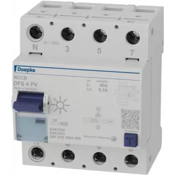 Doepke DFS4 040-4/0.30-PVFI-Wyłącznik 4p 40 A 0.3 (09136804)