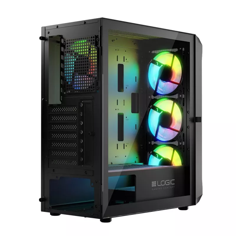 Obudowa komputerowa Logic Concept Portos ARGB ATX Czarna