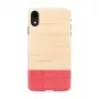 Etui na telefon man and wood do iPhone XR — miss match biały