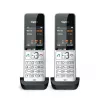Gigaset COMFORT 500HX duo Analogowy/telefon DECT z identyfikacją rozmówcy Czarny, Srebrny
