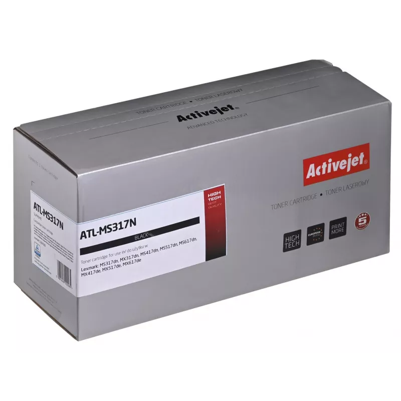 kaseta z tonerem ActiveJet zamiennik do Lexmark 51B2000 czarny, 2500 stron, pojedyncze opakowanie
