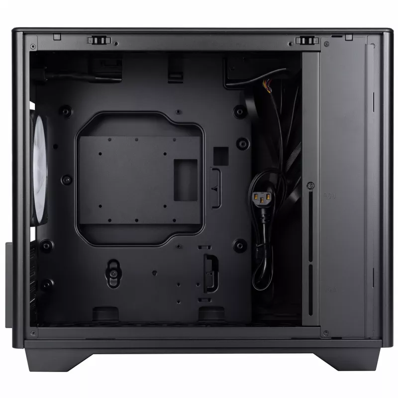 InWin A3 Mini-Tower ze szkłem hartowanym - czarna