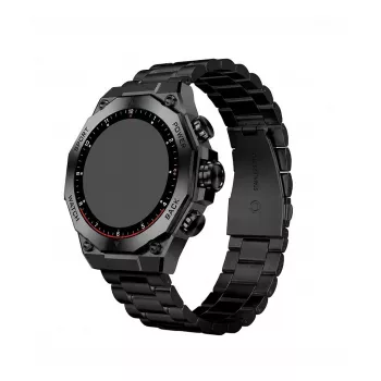 Smartwatch Kodak SW-7215 czarny — ekran dotykowy, monitorowanie fitness, Bluetooth, kompatybilny z iOS/Android
