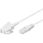 Goobay 60677 Kabel telefoniczny 30 m Biały (60677)