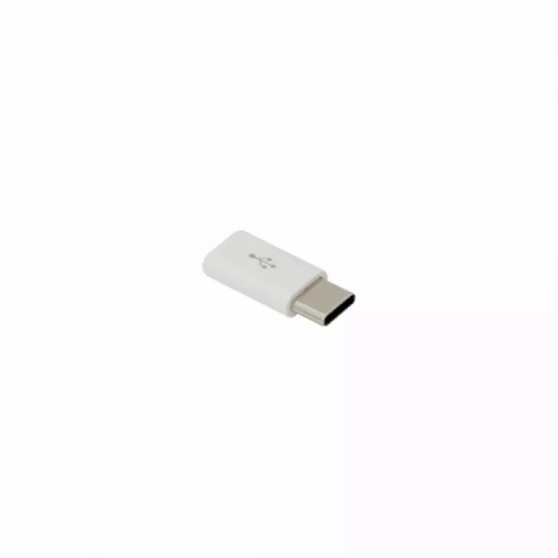Sbox AD.USB-C W Micro USB 2.0 F. -> TYPE C M. Biały
